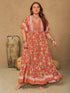 plus-size-printed-tie-neck-flutter-sleeve-maxi-dress-1 OhSoStyled - Sophia's Style-5